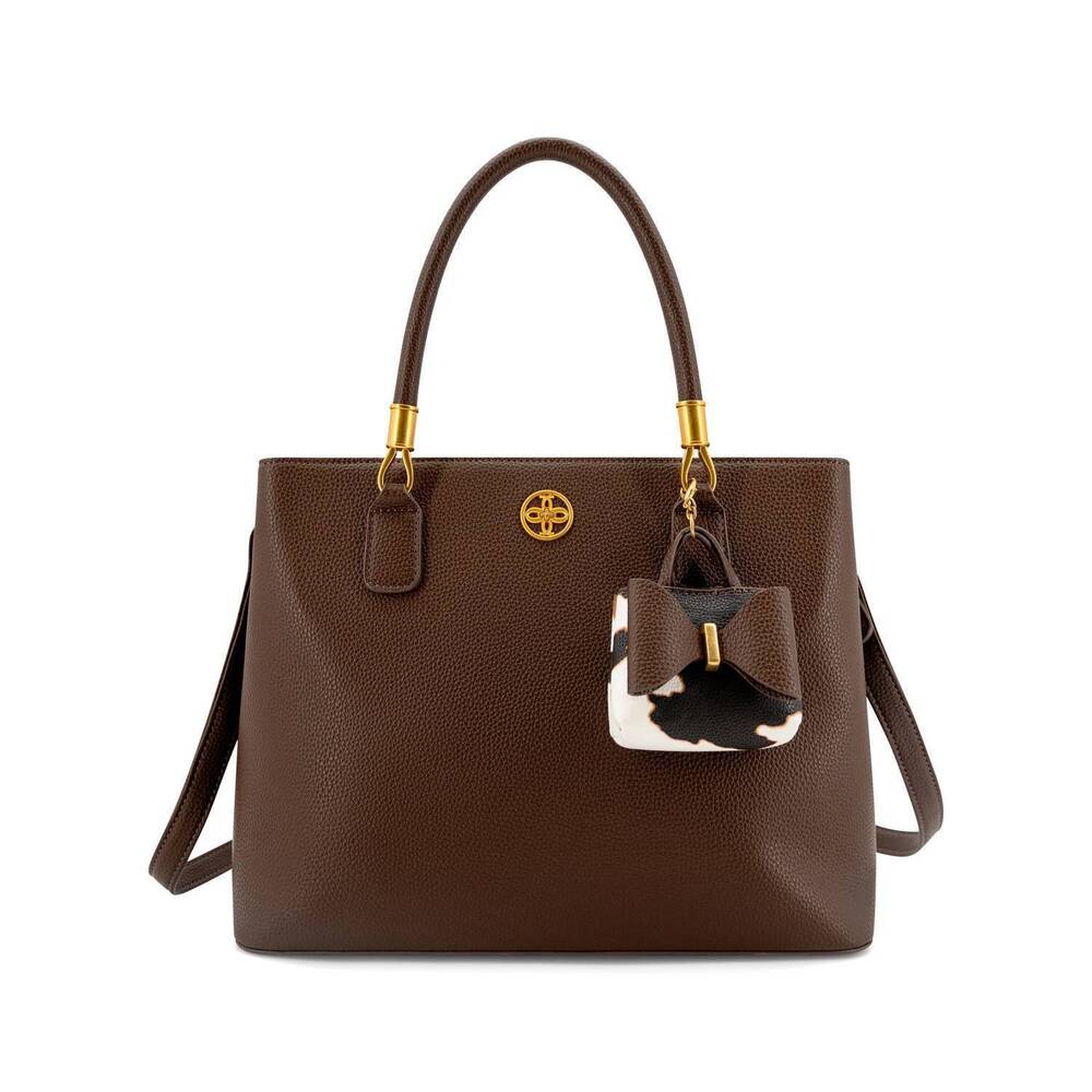 NEW LIKE DREAMS women's mila western charm crossbody bag in brown